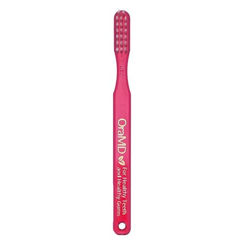 OraMD Soft Bristles Toothbrush - Gentle Care for Sensitive Teeth & Gums - Pack of 6 Manual Toothbrushes
