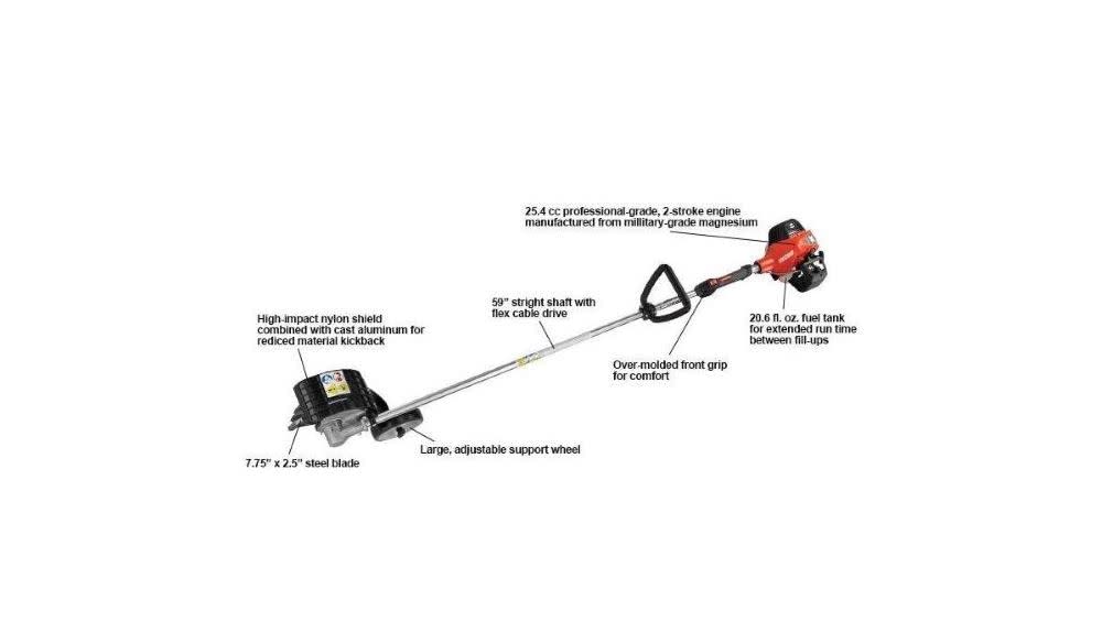 Echo BRD-2620 Bed Redefiner,Cutting 2-1/2" D,2 Stroke