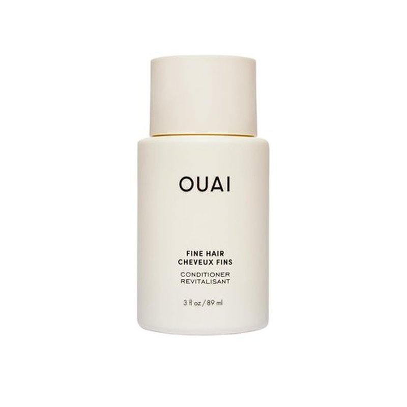 OUAI Fine Hair Conditioner - Volumizing Formula with Keratin & Biotin for Softness & Bounce | Travel Size (3 Oz)