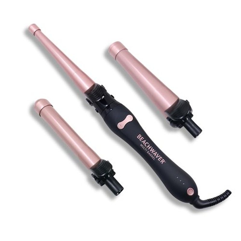 Beachwaver Multi Barrel Curling Iron - Professional Ceramic with 3 Attachments | Adjustable Heat & Ergonomic Design