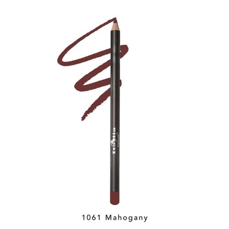 12 pcs Italia-Deluxe Ultra Fine Lip liner, Creamy, Long Lasting, High Pigmented Pencil (1061 Mahogany)