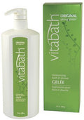 Vitabath Original Spring Green Bath & Shower Gelee - Moisturizing 32 oz | Pack of 2
