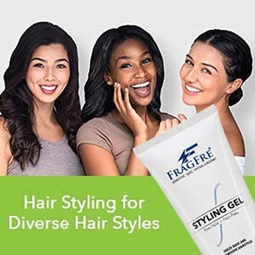 Regine Switzerland Firm Hold Hair Gel - Fragrance-Free Styling Gel for Strong Styles - 8 oz, Paraben-Free & Vegan