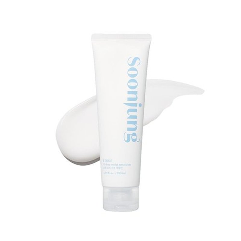 ETUDE SoonJung 10 Free Moist Emulsion, Face Moisturizer, Non-Sticky Lotion for Sensitive Skin, pH Balanced Formula, Panthenol, Madecassoside, Korean Skin Care, Beauty (4.39 Fl Oz)