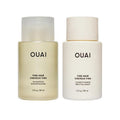 OUAI Fine Hair Shampoo & Conditioner Set - Travel Size Volumizing Duo with Keratin & Biotin | Sulfate-Free (3 Oz)