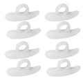 4 Pairs Gel Hammer Toe Crest Cushions Toe Crest Pad Straightener and Corrector for Curled, Curved, Overlapping, Clubbed Claw and Mallet Toes Curling Relief