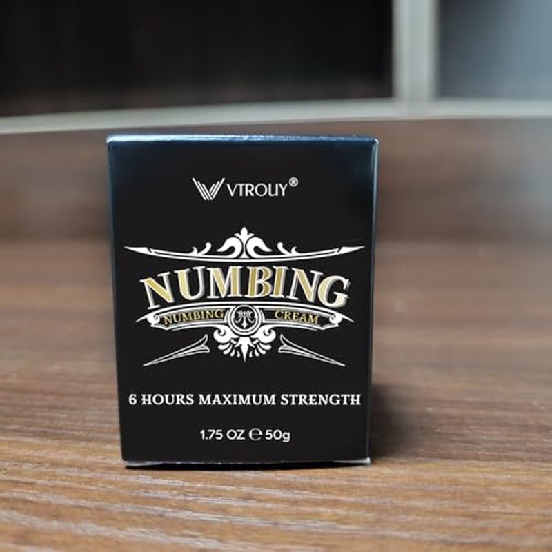 VTROUY Numbing Cream for skin: Long Lasting with Arnica and Emu Oil 1.57 fl.oz