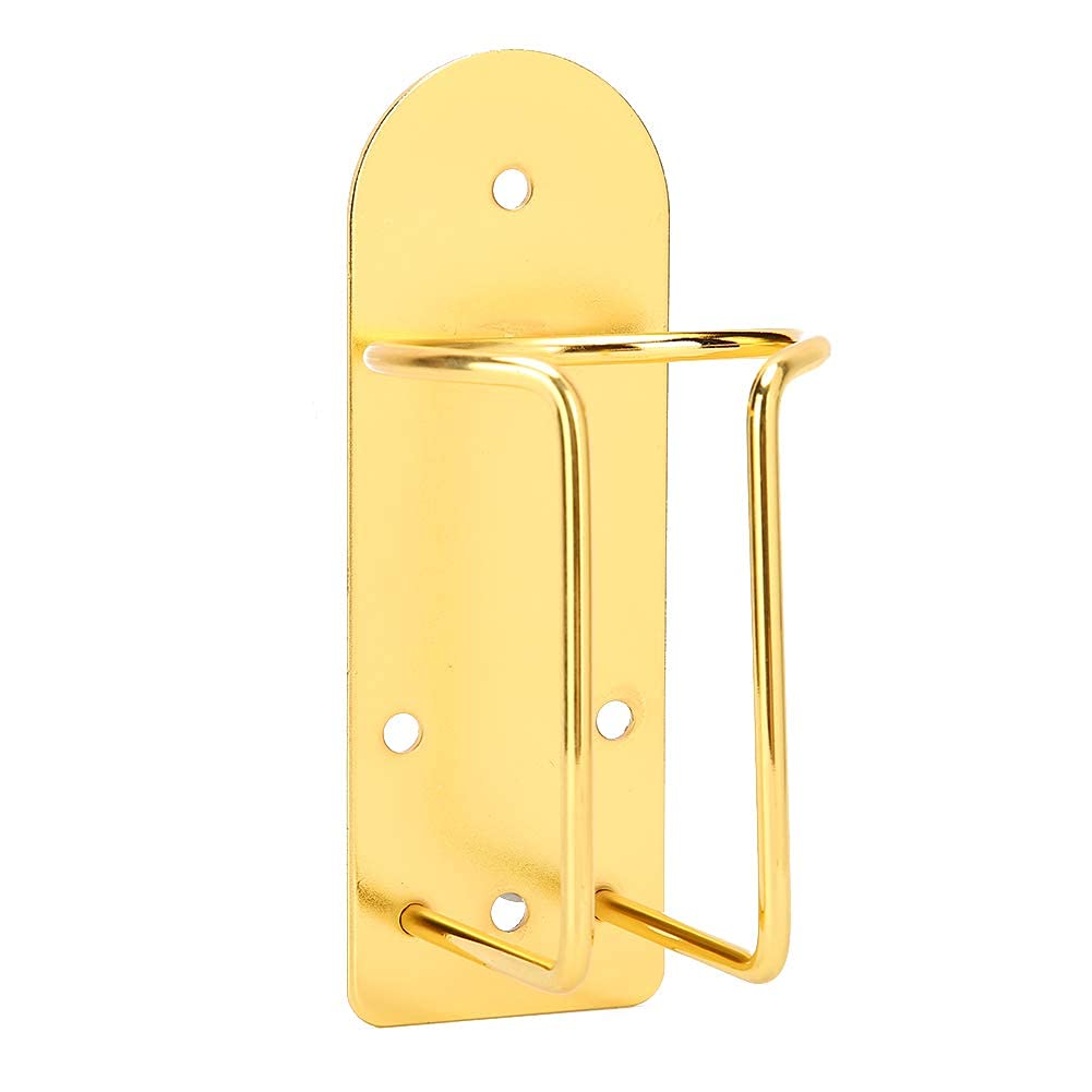 Hair Clipper Holder for barbers wall mounted, Barber Station Electric Hair Trimmer Display Rack Storage Organizer,Gold Stainless Steel Frosting Clipper Holder for Hairdresser Hairstylist Tools