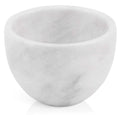 Radicaln Marble Shaving Bowl 3" Inch White Handmade Shaving Soap Holder for Men, Barber Supplies Stone Bowl for Shaving Cream, Foam & Classic Shaving Brush