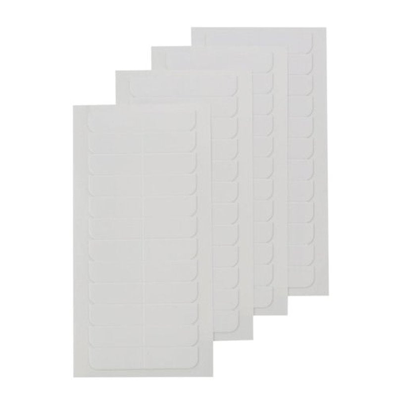 Full Shine Replacement Tape for Hair Extensions Tape in Double Sided Tape White 0.8cm*4cm 48pcs