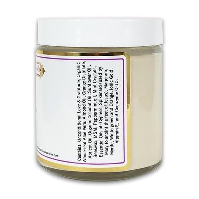 Simply Divine Botanicals Feet Treat Cream - Cooling and Stimulating Relief for Swollen Feet, Hands & Headaches - Organic Aloe, Peppermint & Spikenard, 4 oz
