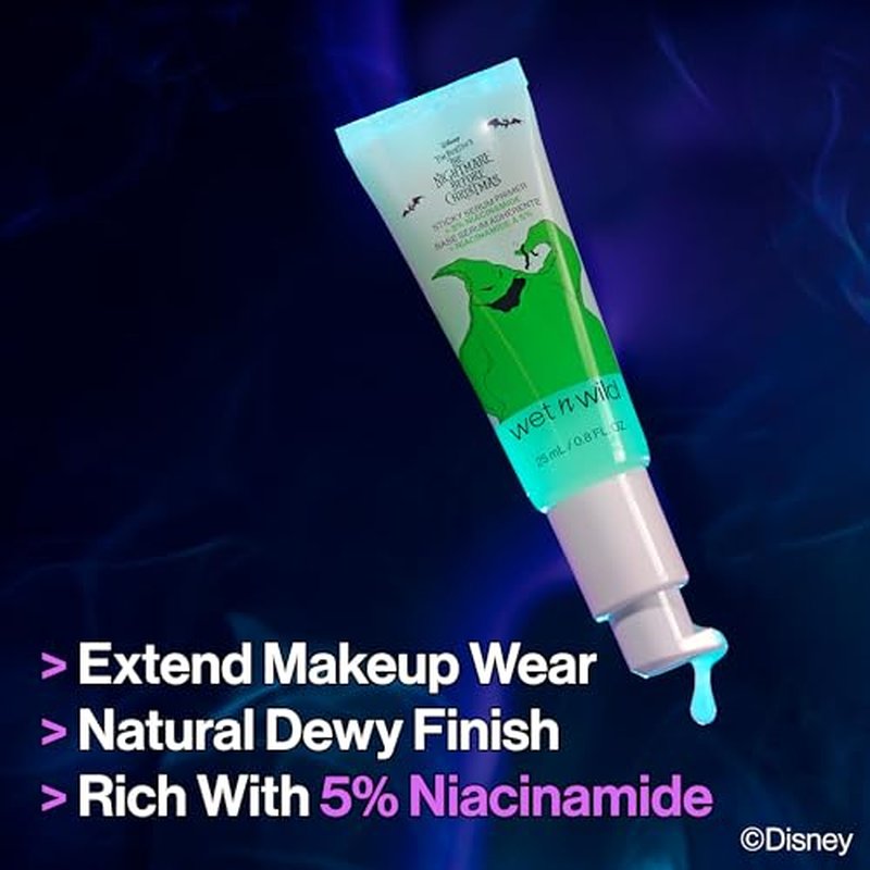 wet n wild Nightmare Before Christmas Sticky Serum Primer-Scaring is Caring