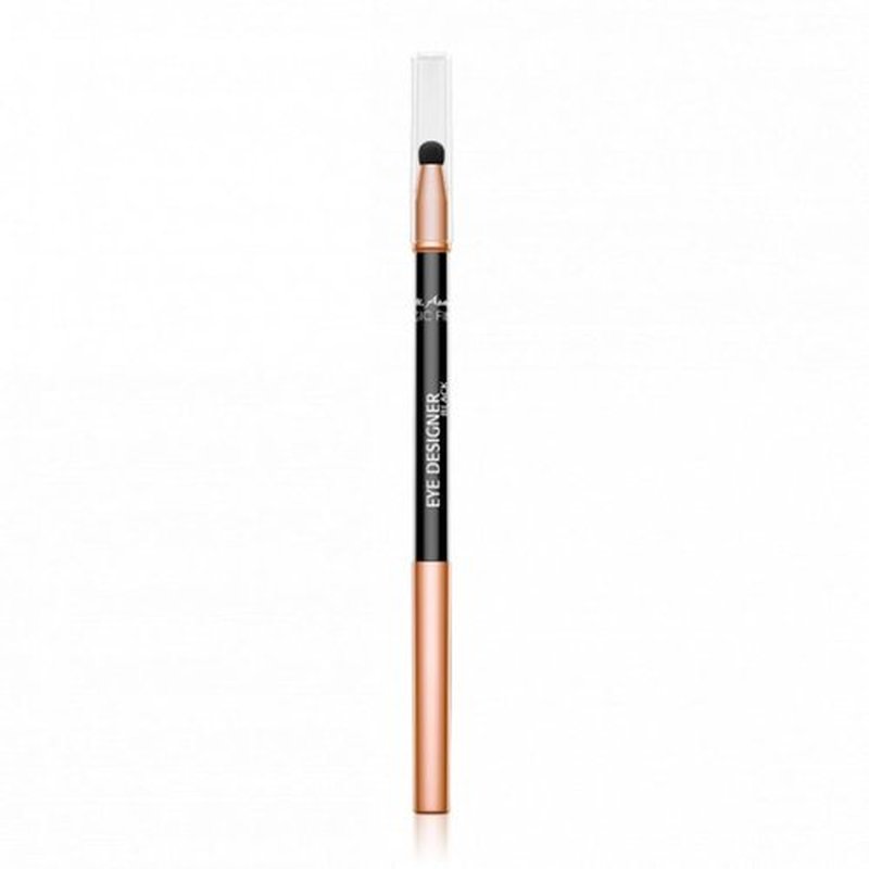 M. Asam MAGIC FINISH EYE DESIGNER Black - waterproof eyeliner for a long-lasting & color-intensive result with integrated sponge for easy blending, eye make-up, 0.01 Oz