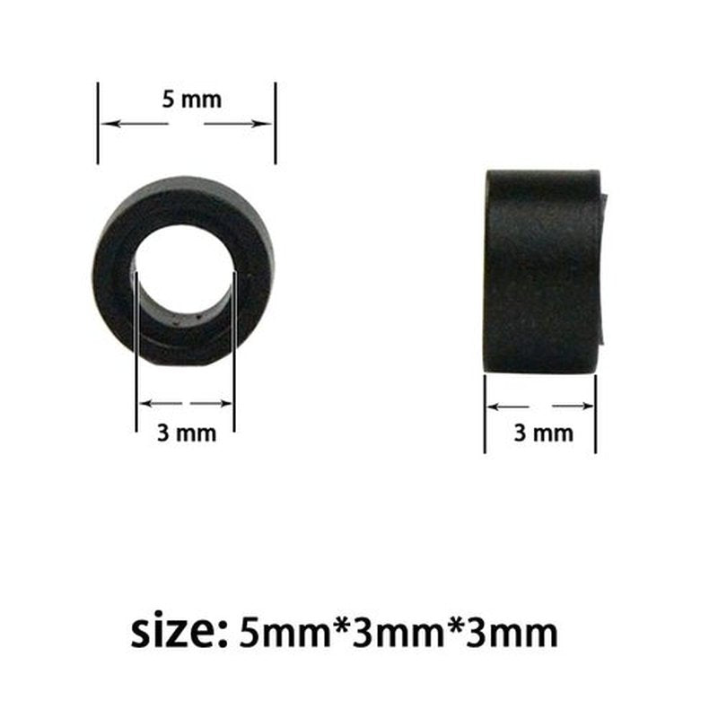Non-Slicone Screw Thread Micro Ring Beads for Hair Extensions Applications 5 Color Optional (1000Pcs, Light Brown)
