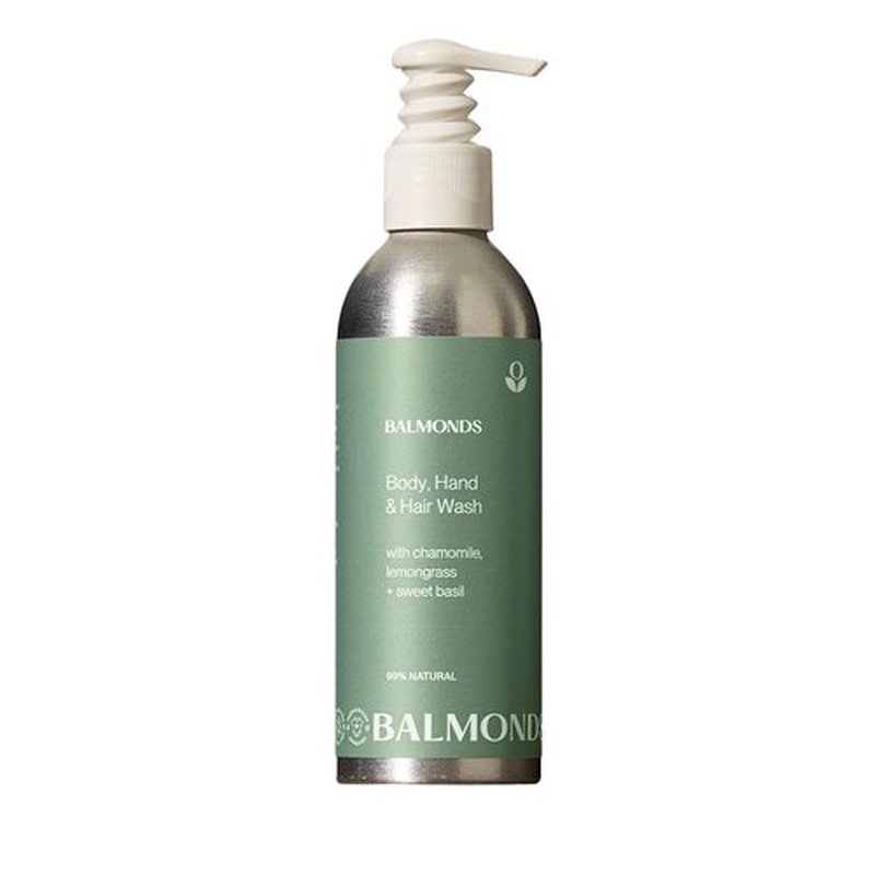 Balmonds Body Wash | 100% Natural Shampoo & Body Wash for Dry, Sensitive Skin - Vegan & Cruelty-Free (7.1 oz)