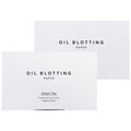 Oil Blotting Paper 100 Sheets,Pack of 2 – Natural Green Tea Facial Tissues with Premium Washi Japanese Paper, Portable Easy Dispensing, Made in Japan, Skin-Care & Makeup Essential Green