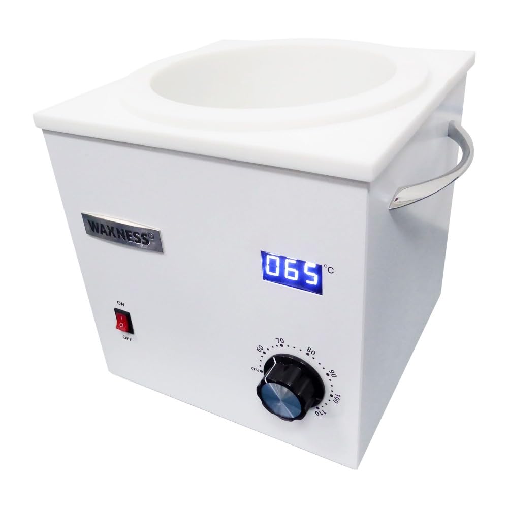 Waxness Wax Heater WN-7700 E White 7.7 lb + Free Silicone Liner
