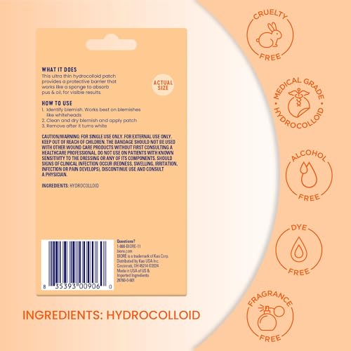 Biore Pimple Patches, Cover & Conquer Blemish Patch, Medical Grade Ultra-Thin Hydrocolloid for Covering Zits and Blemishes, HSA/FSA Approved, 30 Count