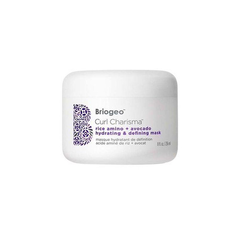 Briogeo Curl Charisma Hydrating & Defining Mask - Nourishes Wavy, Curly & Coily Hair | Vegan & Silicone-Free