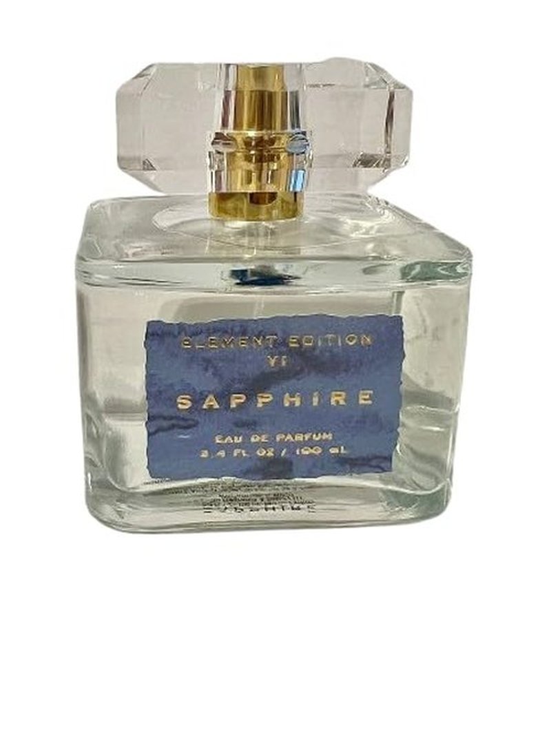 Sapphire Eau de Parfum for Women - 3.4 Fl Oz | Invigorating Notes of Peach, Rosewater & Musk