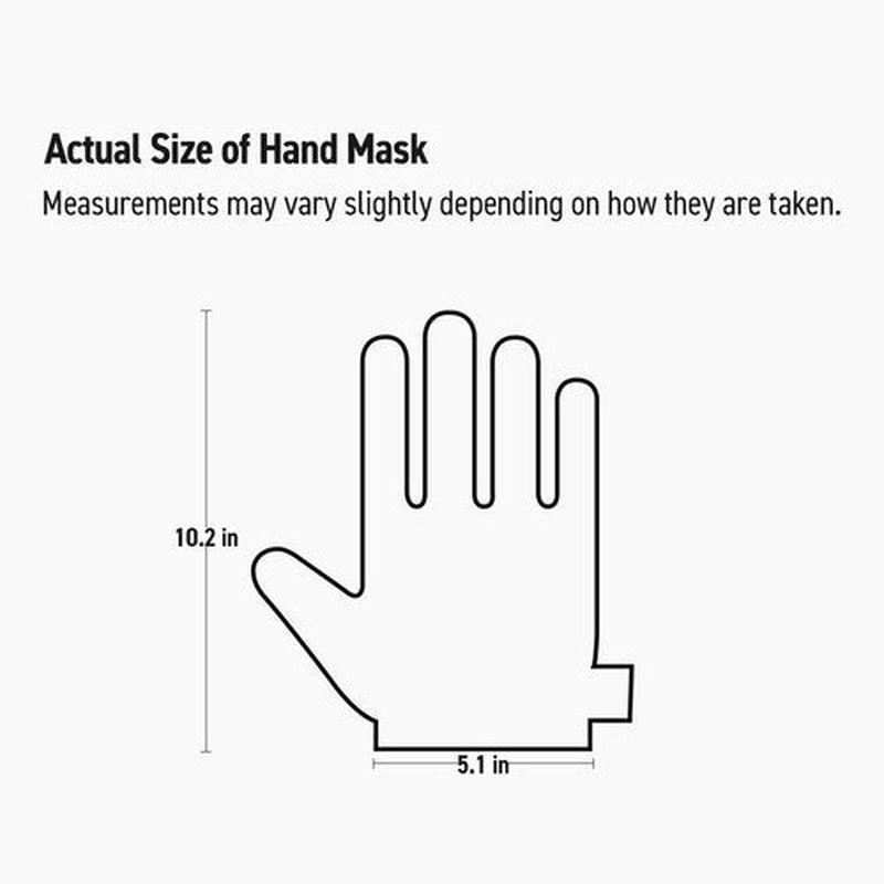 MADFORCOS Moisturizing Hand Mask Gloves for Dry, Cracked Hands – Deep Hydrating Spa Treatment with Goat Milk, Kombucha & Collagen – 5 Pairs