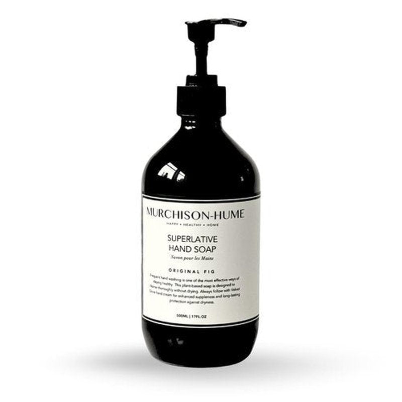 Murchison-Hume Original Fig Hand Soap - Plant-Based Formula with Refillable Pump | SLS-Free & Hydrating | 16 fl oz