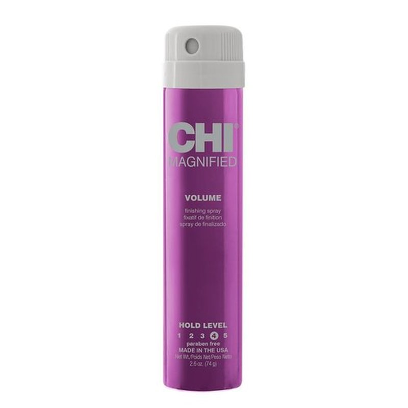 CHI Magnified Volume Finishing Hair Spray - Boost Volume & Shine, 2.6 Oz | Maximum Fullness & Resilience