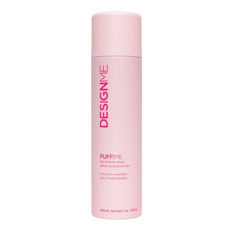 DESIGNME PUFF.ME Volumizing Dry Texture Spray - Light Hold Hairspray for Fine Hair | Color Safe & Paraben Free (7 Oz)