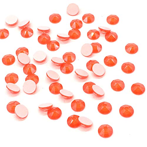 144 pcs Electric Neon Colors Swarovski New 2088 Xirius 16ss Flat Backs Rhinestones Nail Arts 4mm ss16 (Electric Orange)