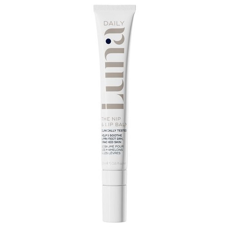 Luna Daily Nursing Balm for Cracked Nipples & Dry Lips, Fragrance-Free & Vegan | Safe for Breastfeeding & Baby | Soothing Shea Butter & Vitamin E | Natural Postpartum Moisturizer & Lip Care, 25ml