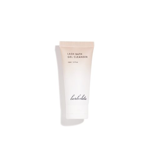 Borboleta Lash Bath Gel Cleanser - Gentle Gel Lash Shampoo for Lash Extensions and Natural Eyelashes, Eyelash Shampoo – (Travel Size (.5 oz))