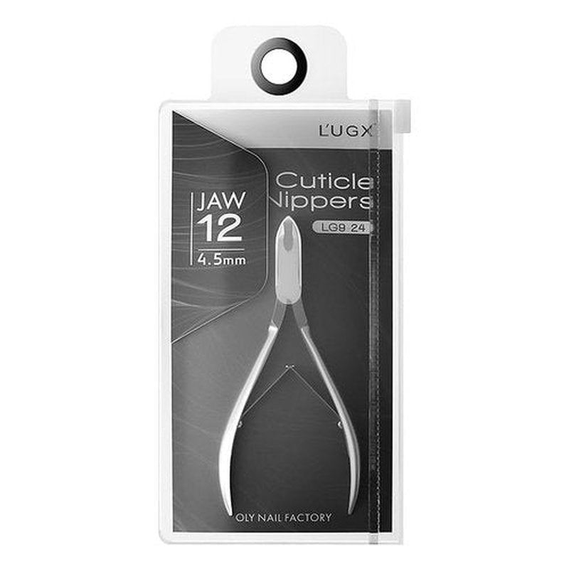 L'UGX Cuticle Trimmer Professional Cuticle Nippers, Stainless Steel Cuticle Cutter, Pedicure Manicure Tools for Fingernails Toenails, 4.5mm Jaw