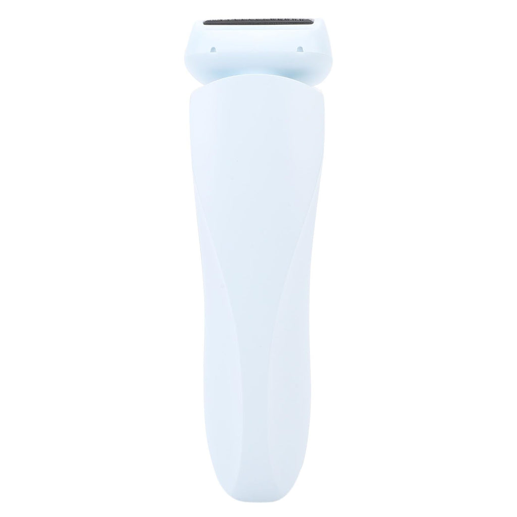 Pongnas Women Electric Body Hair Trimmer Efficient Low Irritation Shaving System Wet Dry Use for Face Legs Underarms Bikini (Blue)