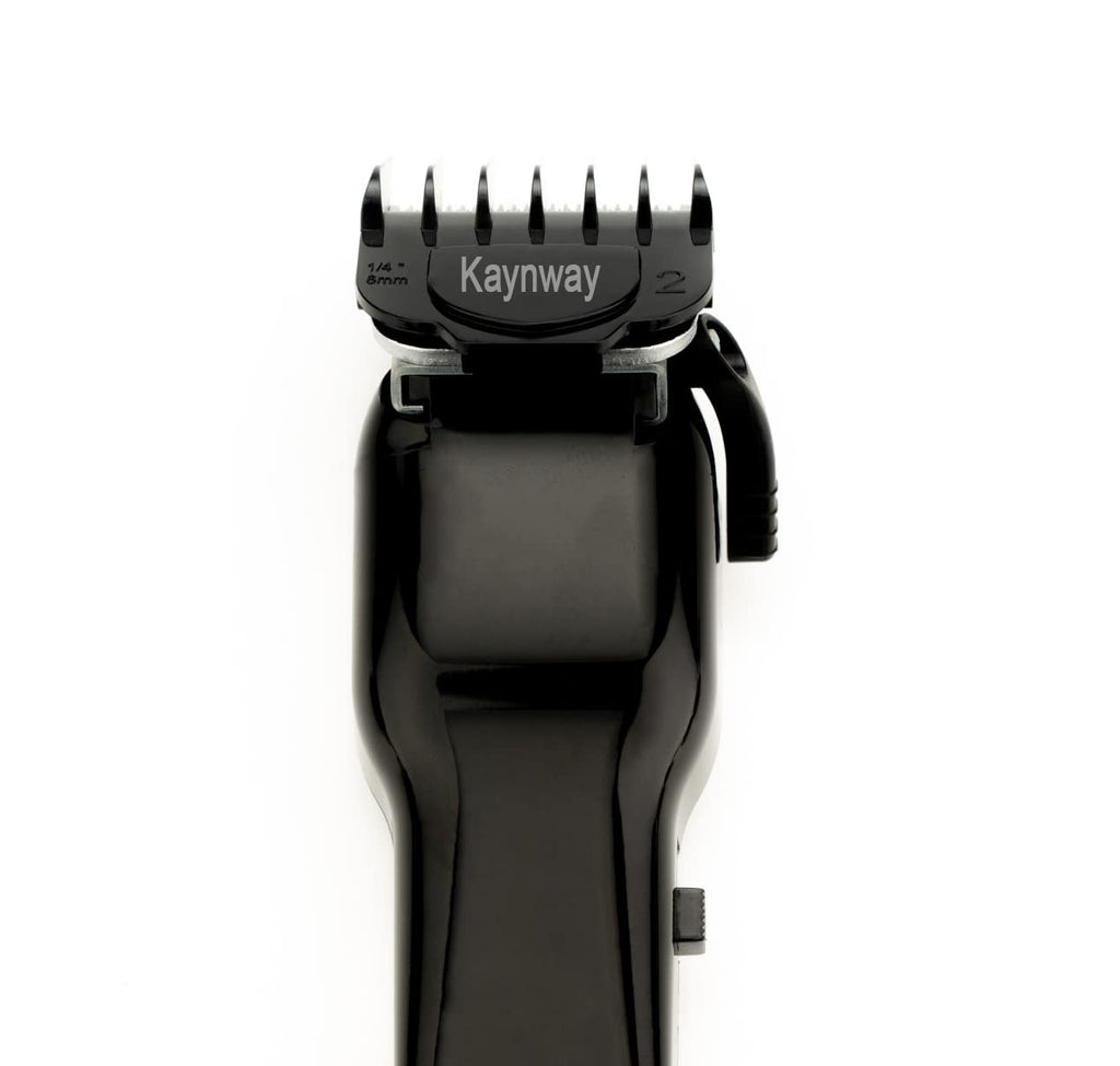 Kaynway for Andis Magnetic Clipper Guards 10PCS, Upgrade Professional Clipper Guard Comb Guides for Andis Master Hair Clippers - 1/16" to 1"(Black)