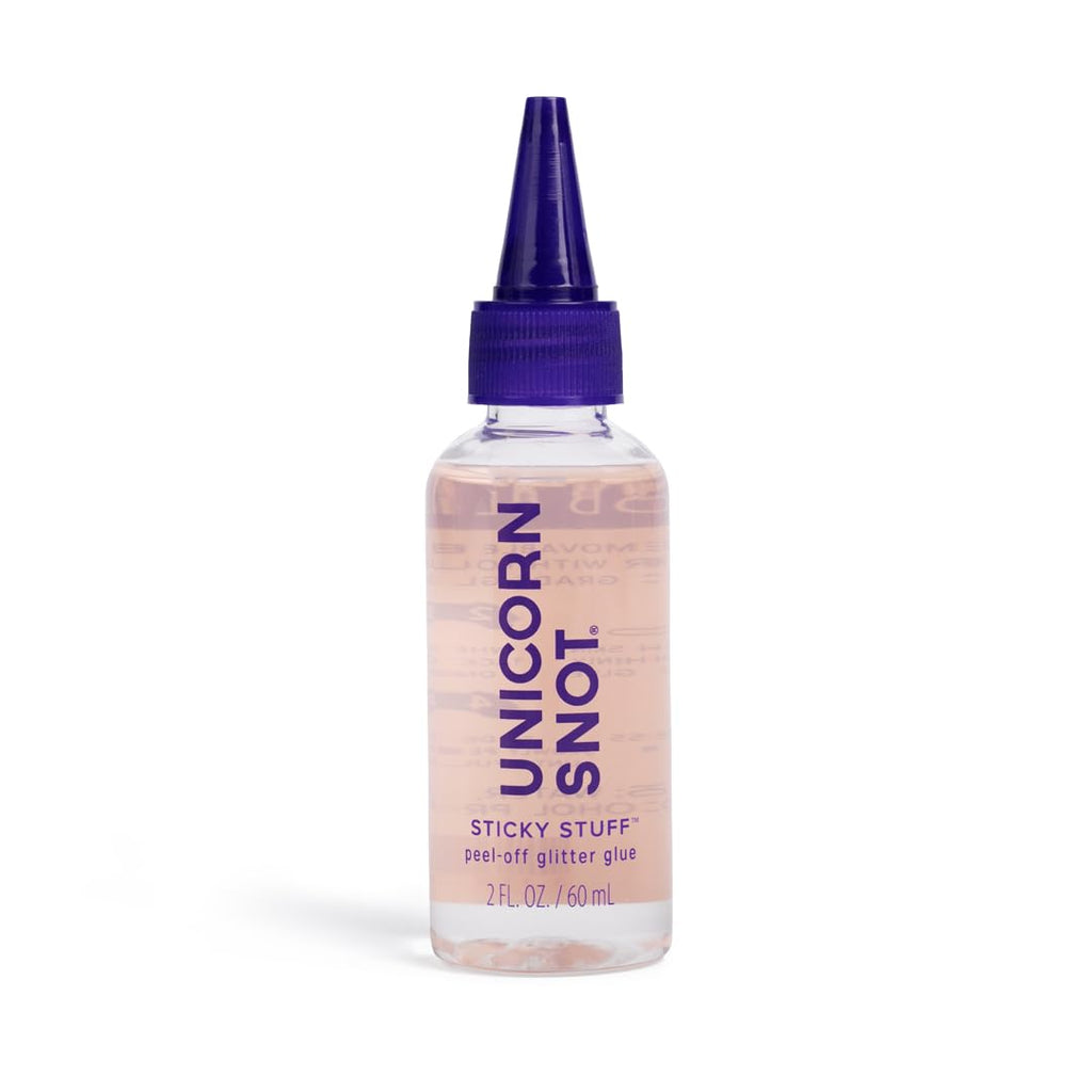 UNICORN SNOT Glitter Glue Primer | Sticky Stuff™ Peel Off Glitter Glue for Long-Lasting Perfection | Halloween Costume Makeup, Dries Clear