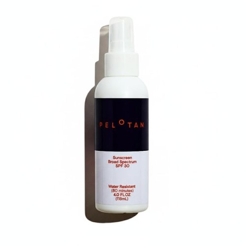 Pelotan Sports Sunscreen Spray SPF 30 (4 Fl Oz) - Lightweight, Sweat‑Resistant Sun Protection for Cyclists & Runners – Used by Pro Athletes – For Sensitive Skin
