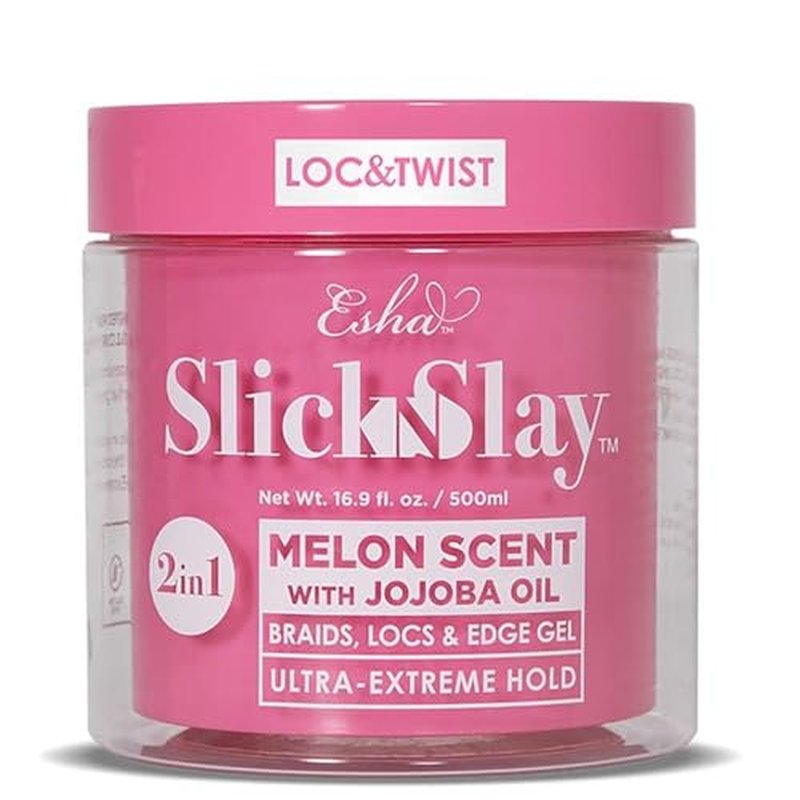 Esha Slick N Slay Braiding Gel (17 Oz., MELON)