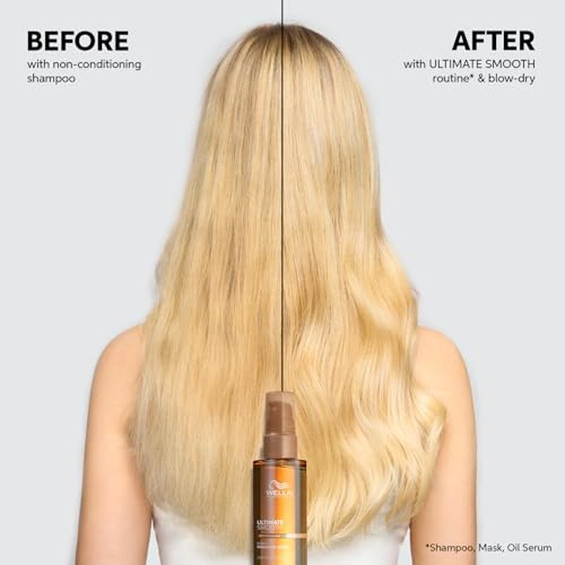Wella Professionals ULTIMATE SMOOTH Conditioner | Treatment for Dry & Frizzy Hair | With Squalane & Omega 9 | 6.7 Fl Oz
