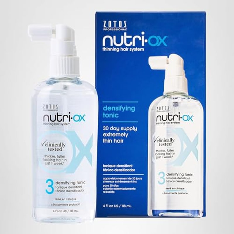 NUTRI-OX Densifying Tonic Thicker, Fuller-Looking Hair | For Extremely Thin Hair | 30-Day Supply | Color-Safe