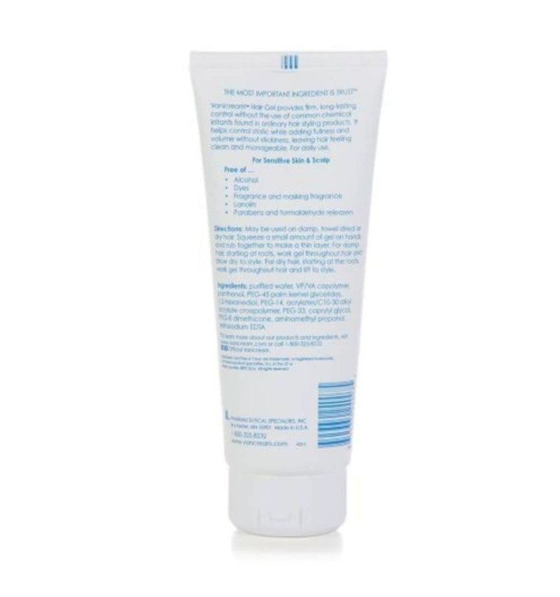 Vanicream Hair Styling Gel - Fragrance-Free & Gluten-Free Formula for Sensitive Skin | 7 Oz