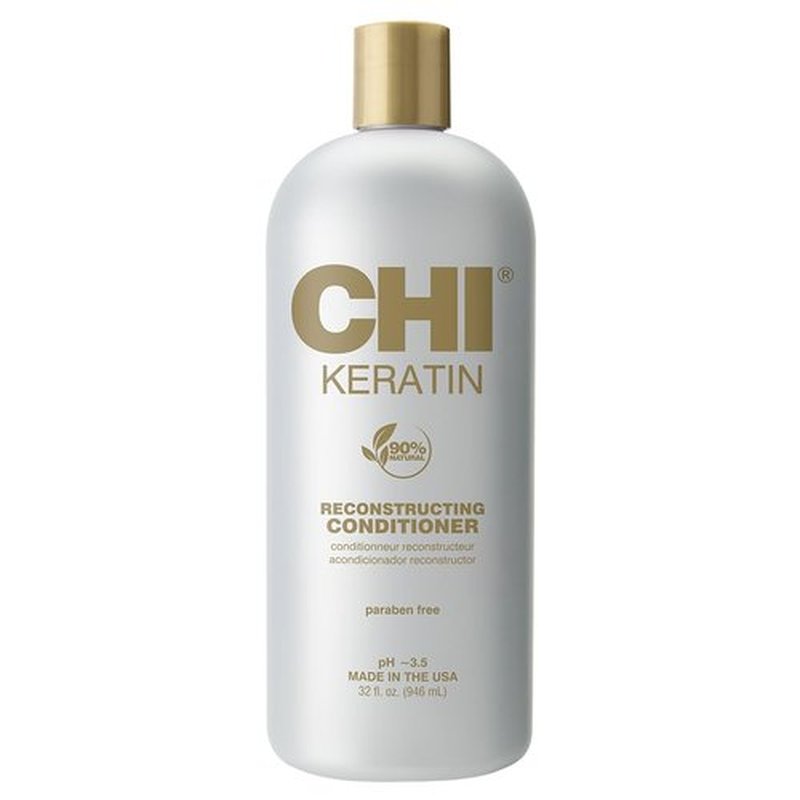 CHI Keratin Reconstructing Conditioner - Healthier Hair, Adds Shine & Prevents Breakage | 32 Oz