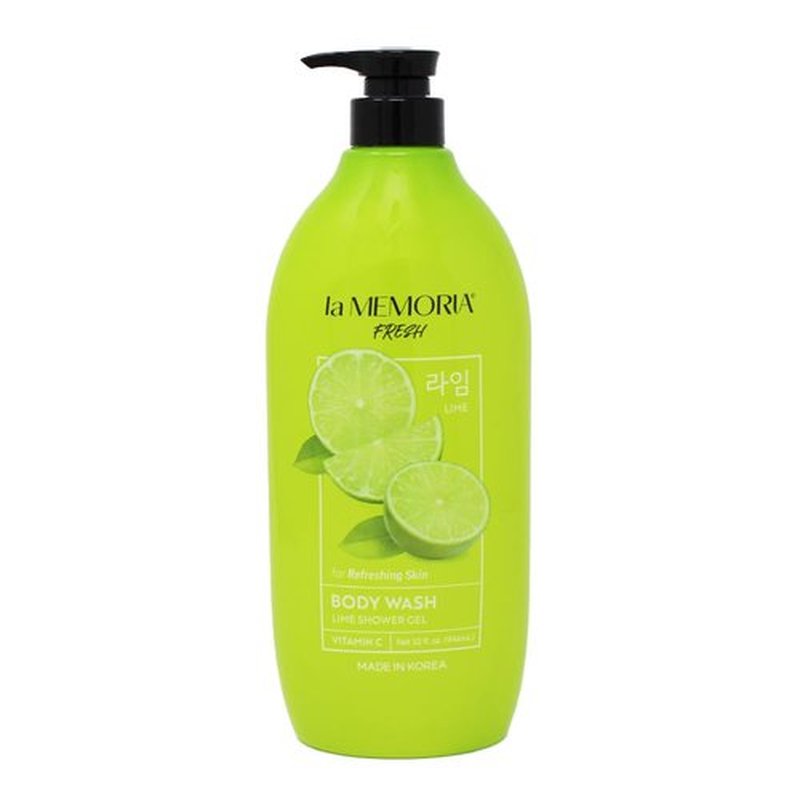 SHOWERMATE la MEMORIA Fresh Fruit Body Wash 32 fl oz, 946 ml (Lime)