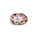 TELETIES - Medium Flat Round Clip - Strong Grip, Bendable Teeth, Comfortable Curved Design - Ideal for Medium-Thick Hair - For All Hair Textures - Blonde Tortoise