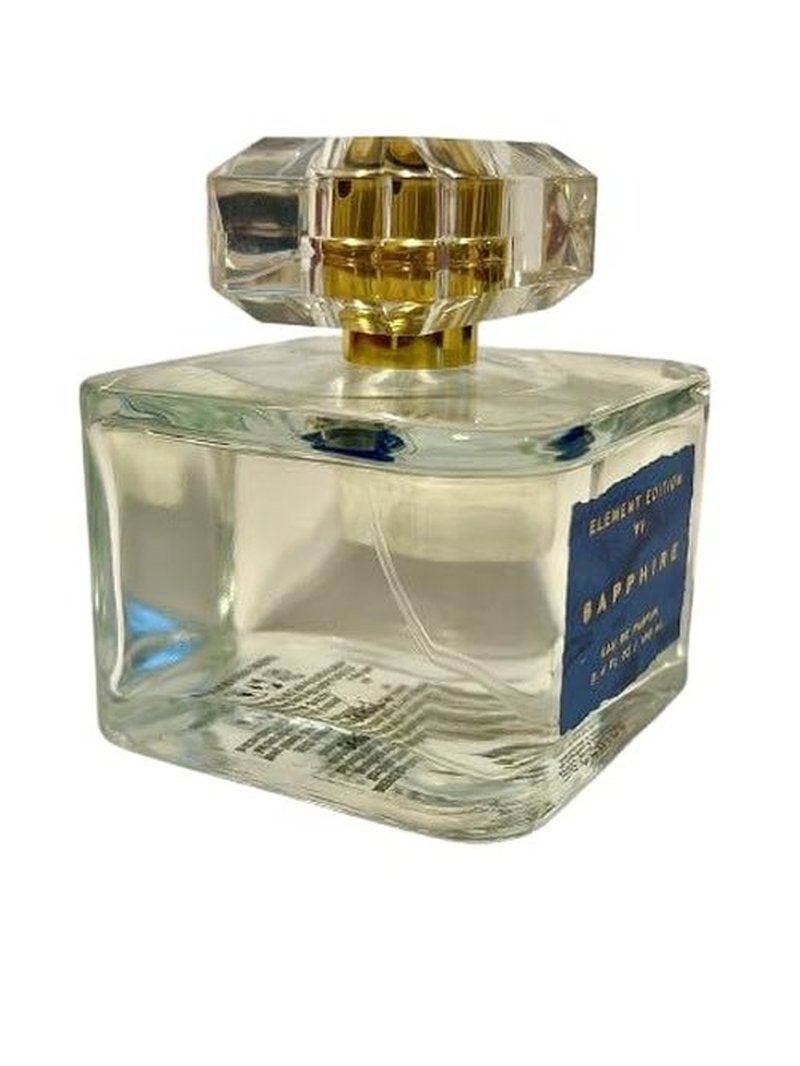 Sapphire Eau de Parfum for Women - 3.4 Fl Oz | Invigorating Notes of Peach, Rosewater & Musk