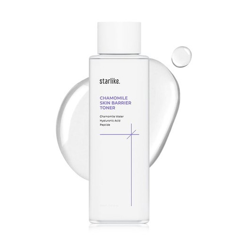 starlike Chamomile Skin Barrier Toner I 7.1 Fl Oz (210 ml) I Face Toner for Soothing, Deep Hydrating, Moisturizing, Boosting & Balancing I Korean Skin Care I Chamomile Water, Hyaluronic Acid & Peptide