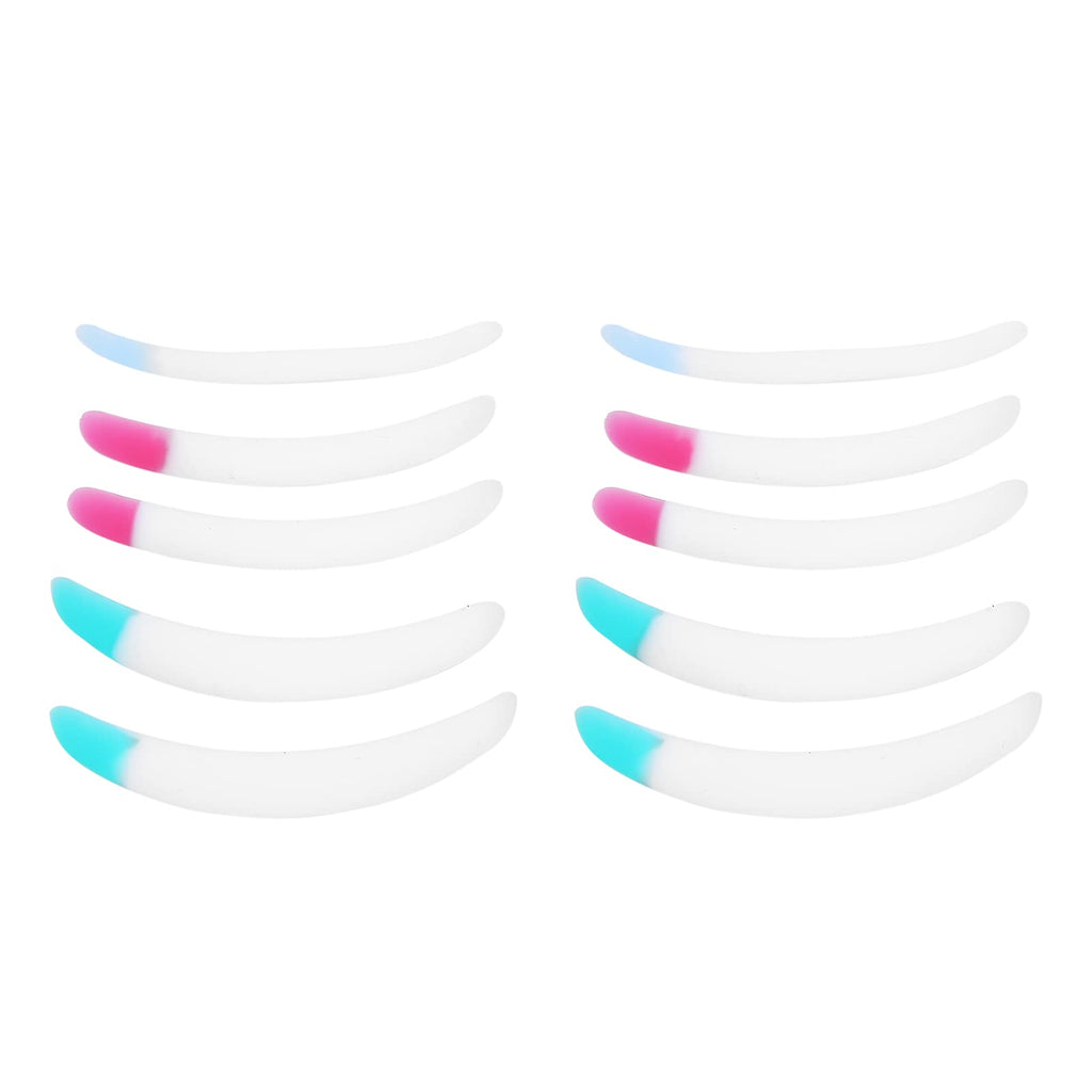 5 Pairs Eyelash Perming Pads Eyelash Perming Curler Pads Kit Silicone Eyelash Perming Pad Eyelashes Pads Soft Eyelashes Curler Tool