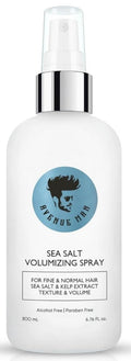 Avenue Man Volumizing Sea Salt Spray for Men - Lightweight Sea Salt Hair Spray for Men - Paraben & Sulfate-Free - Mens Hairspray for Fine & Normal Hair with Kelp, Papaya, Brown Seaweed - 6.76 oz