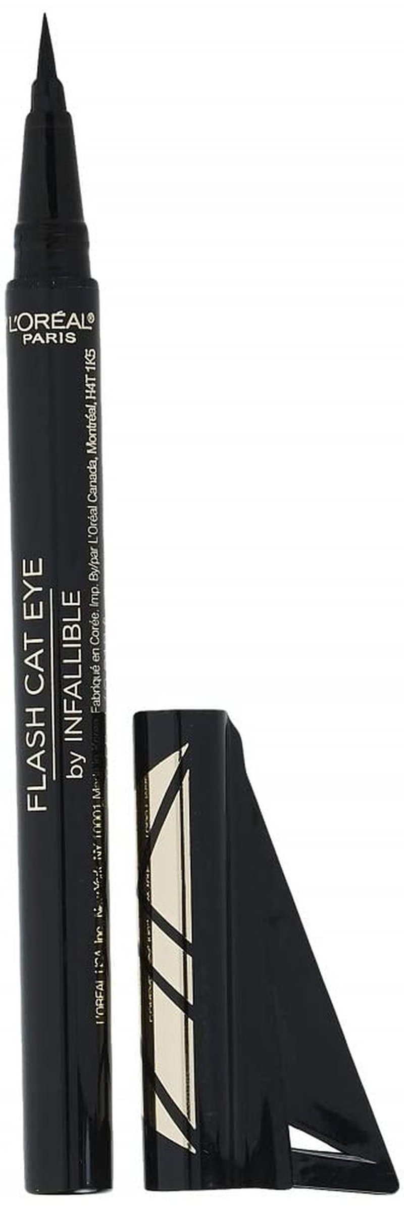 L'Oreal Paris Infallible Waterproof Liquid Eyeliner - Flash Cat Eye, Black, 0.44 oz.