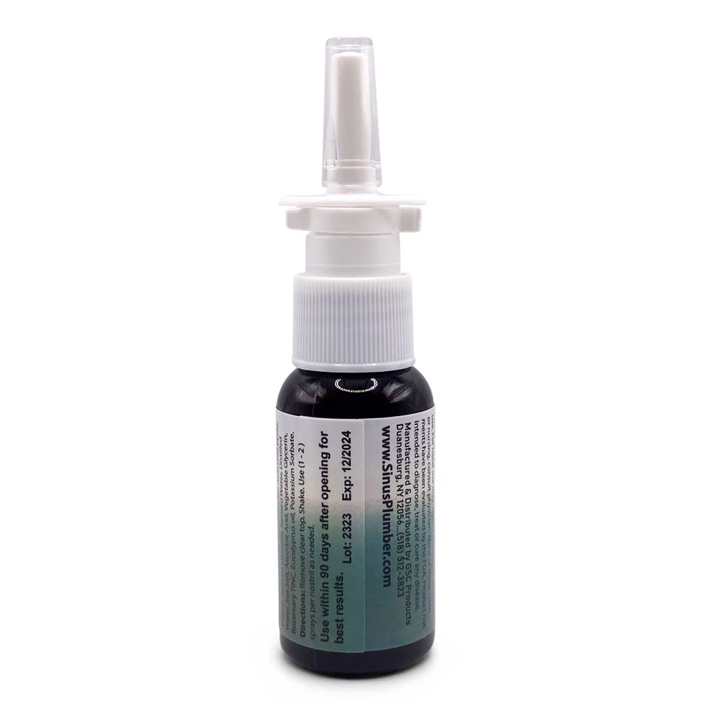 Sinus Plumber Antimicrobial Nasal Spray Removes Bacteria with Electrolyzed Water and Hypochlorous Acid