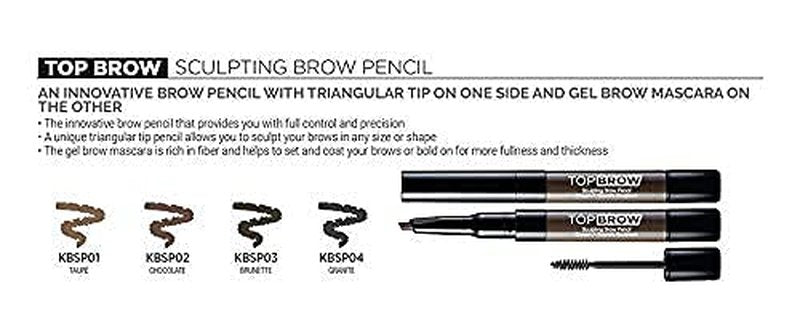 Kiss New York Sculpting Brow Pencil - Brunette Shade for Perfectly Defined Brows